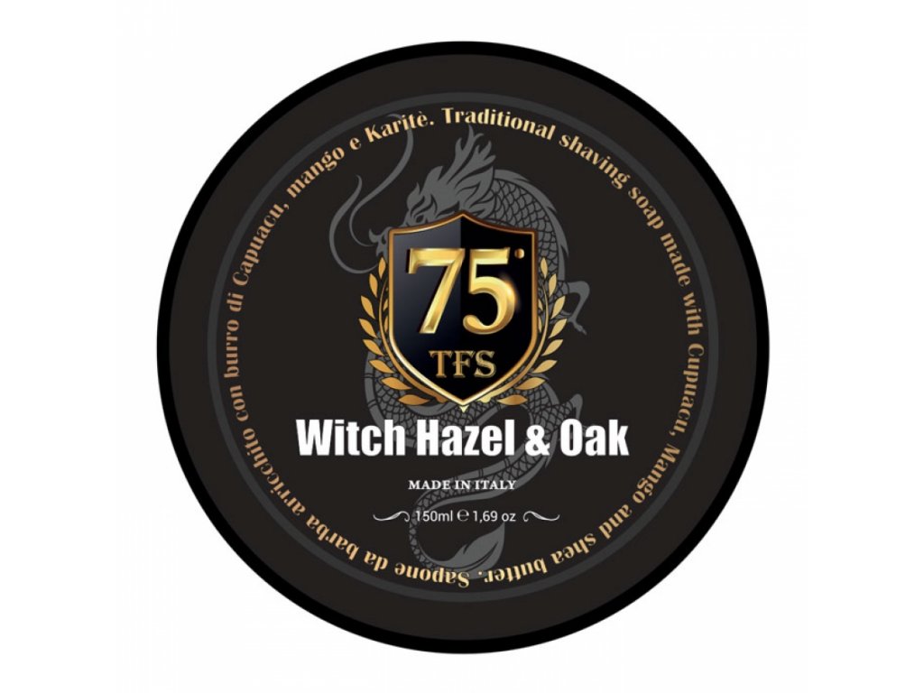 TFS 75th Anniversary Witch Hazel & Oak mýdlo na holení