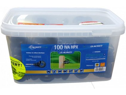 Izolátor kroužkový IVA - HPX pro elektrický ohradník - box 100 ks + mo