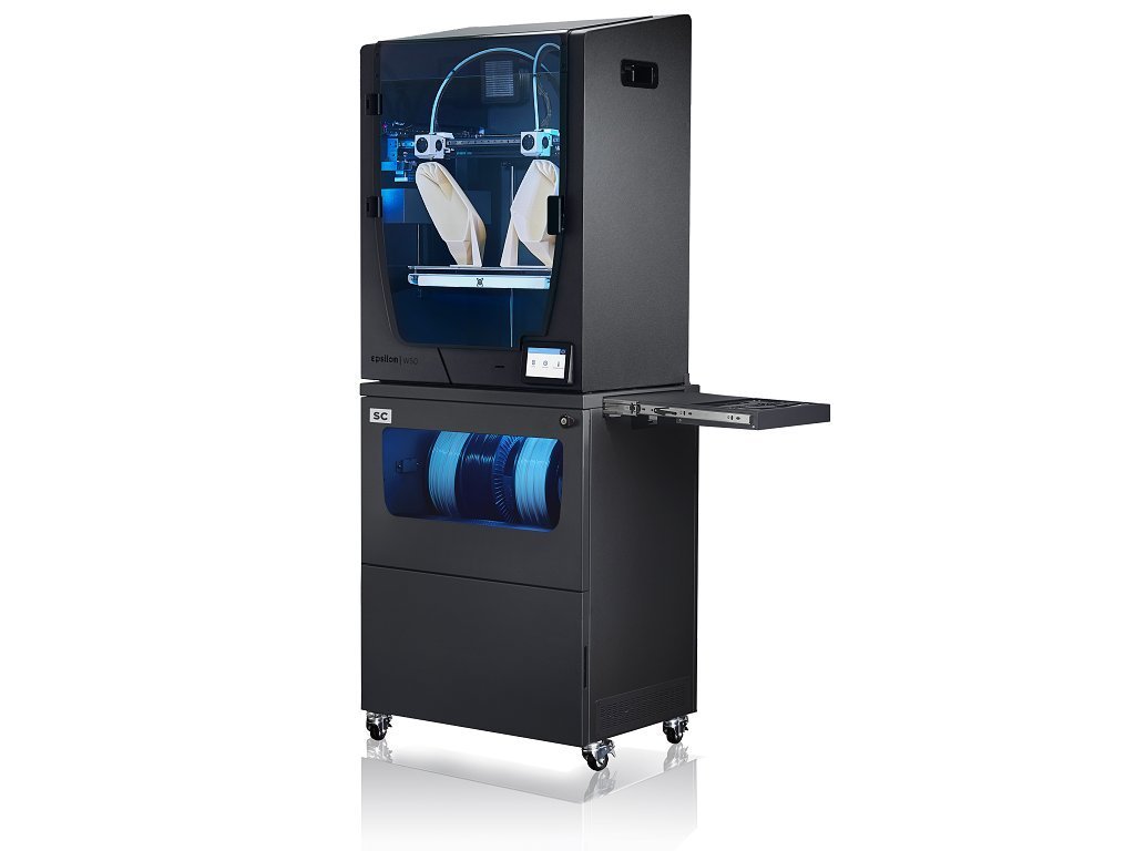 9501 bcn3d epsilon series new generation professional 3d printer w50 sc smart cabinet idex workbench 2022 b white web