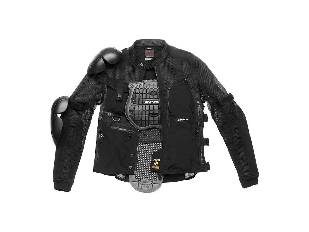 spidi multitech armor evo jacket black 750x750