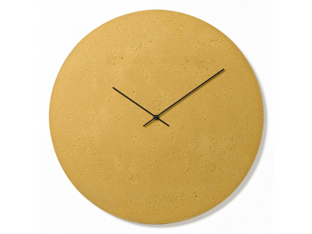 CL700812 Žluté nástěnné hodiny