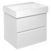 FILENA umyvadlová skříňka 57x51,5x43cm, bílá mat