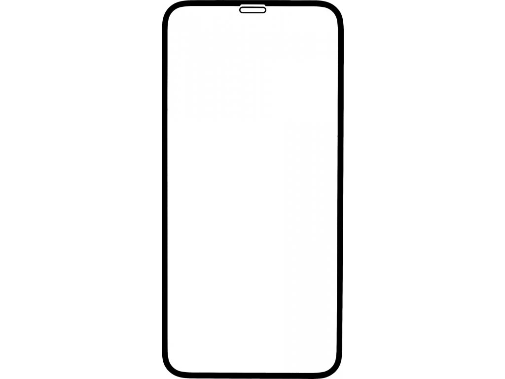 iPhone XR/11 Tvrzené sklo 4D Edge Glue Honor 90 5G  (Černé)