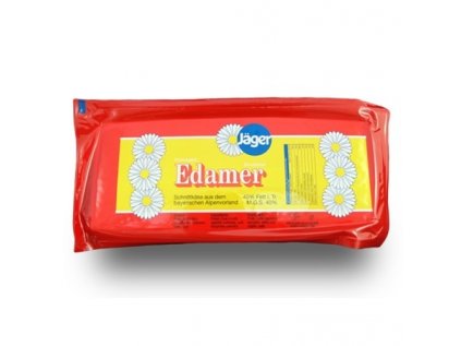 Sýr Edamer (Eidam) 40% blok Jäger - 2,5 kg