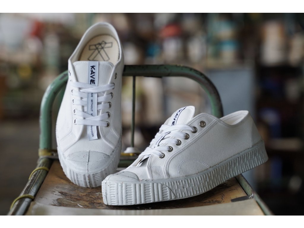 LOW TOP 55/1/43 WHITE RECYCLED