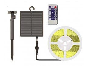 LED solární pásek 6W/m s krytím IP67 a dálkovým ovládáním
