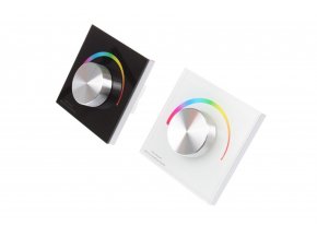 Nástěnný Ovladač dimLED pro LED pásky RGB (Barva: černá)
