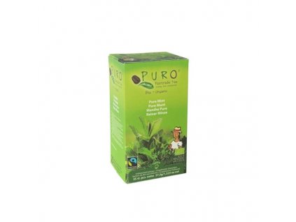 Bylinný čaj Puro - Máta, bio, Fair trade,25x 1,5 g