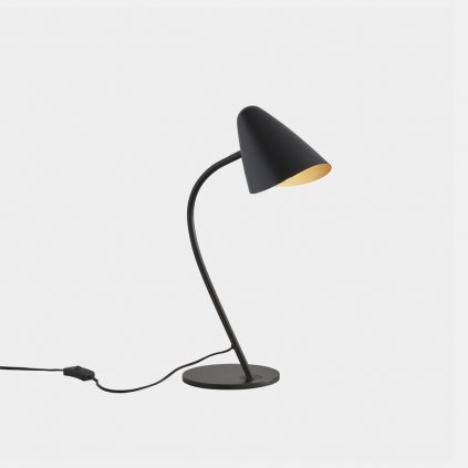 designová stolní lampička organického tvaru