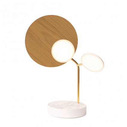 Designová stolní lampička Ballon Table (Dekor Černý mramor / Černá, Teplota chromatičnosti 3000 Kelvinů)