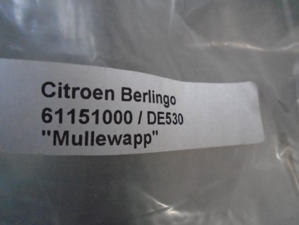 Nové Autokoberce textilní černé Mullewapp  originální  Citroen Berlingo 2008 -  61151000