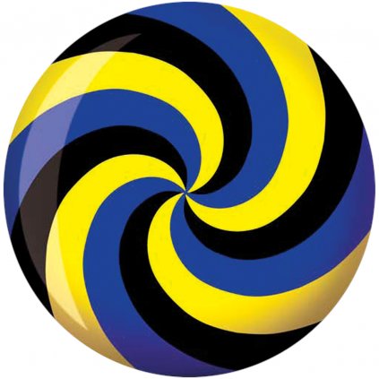 Bowlingová koule Spiral Black/Blue/Yellow