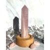 Růženínový obelisk #2  19,5 cm, 623 g