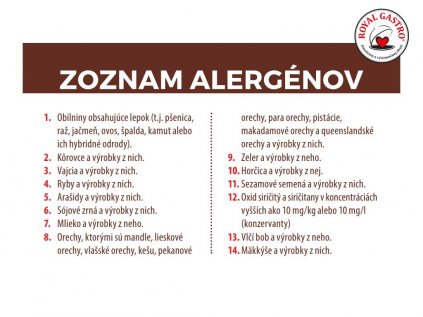 Zoznam alergénov