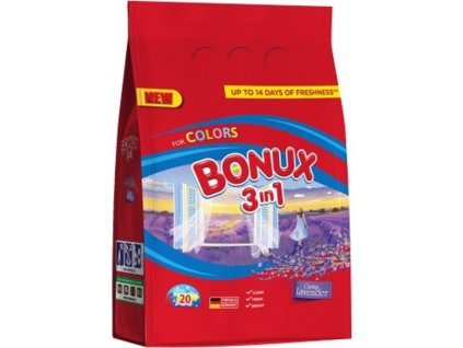 BONUX -1,5kg,  20 dávek Color LEVANDER