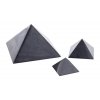 Šungit pyramida 4x4 cm leštěná