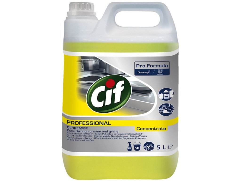 CIF Pro Formula Degreaser 5 L Odmasťovač do kuchyne