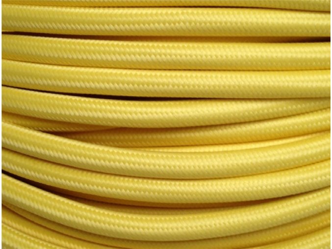 Kabel světle žlutý 2 x 0,75mm