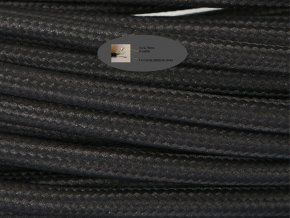 Kabel 3 x 0,75mm s nosným lankem černý
