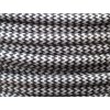 Textilní kabel CIKCAK černá + šedá 2 x 0,75mm