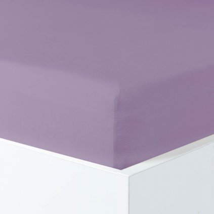 Napínací prostěradlo MAKO JERSEY s elastanem fialová (Velikost 180-200x200-220 cm)