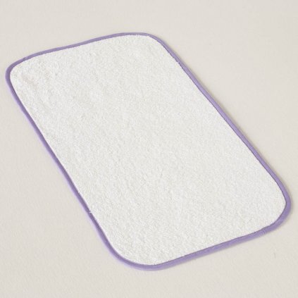 Dětský ručník Veba LOTA bílá s fialovou lemovkou (Velikost 30x50 cm)