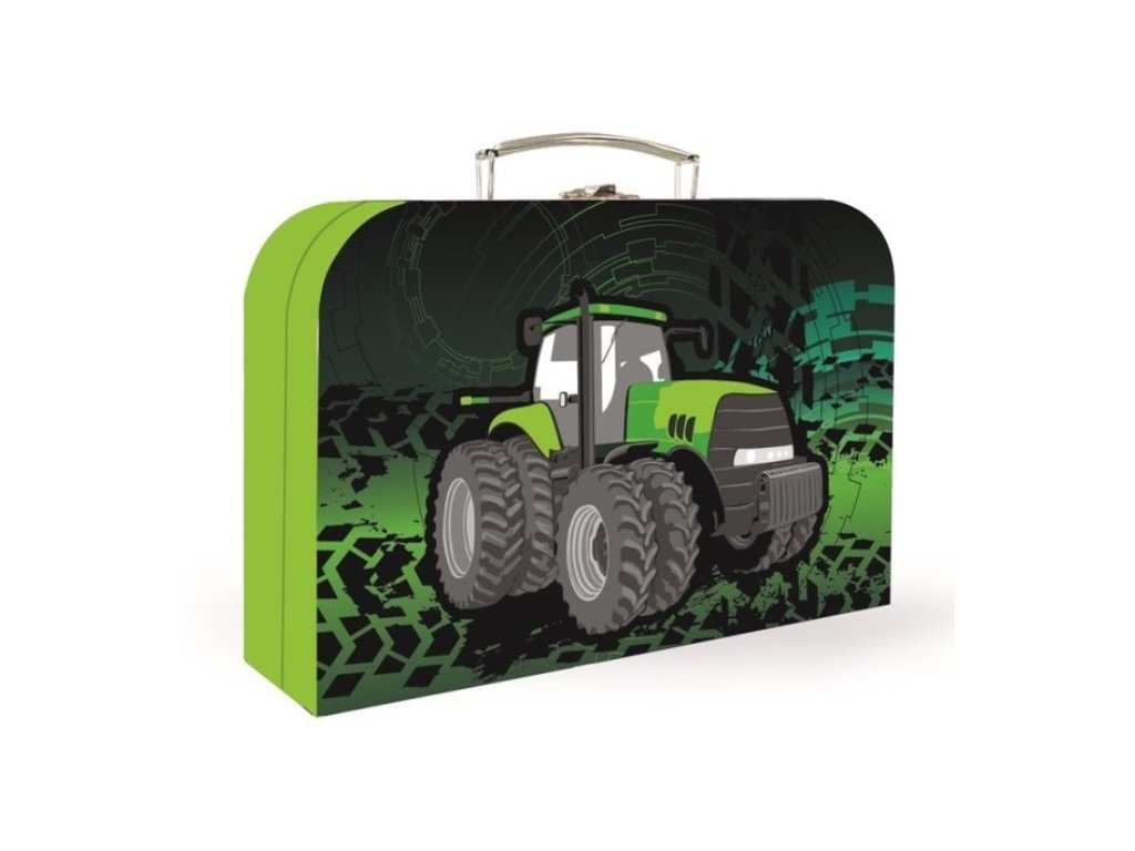 Kufrík na výtvarné potreby - traktor