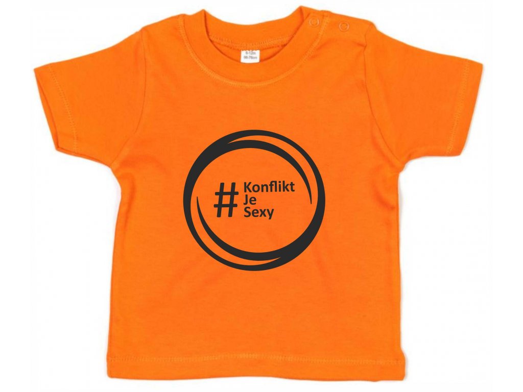 dětské tričko oranžové