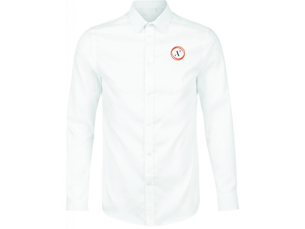 pánská košile s límečkem logo AV