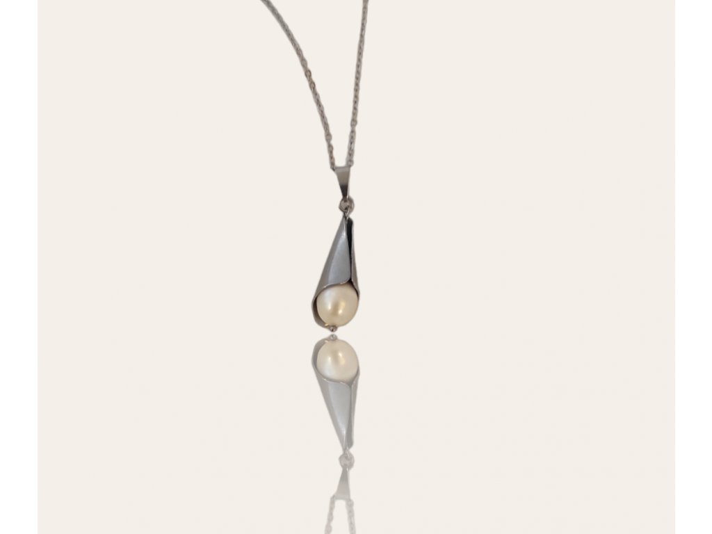 Náhrdelník s říční perlou (3)