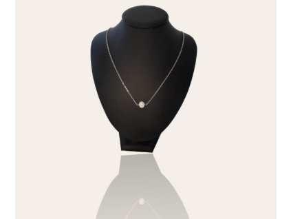 Jednoduchý náhrdelník říční perla (1)