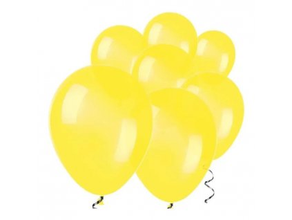 Latexové balónky žluté 28 cm