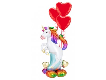 unicorn with hearts