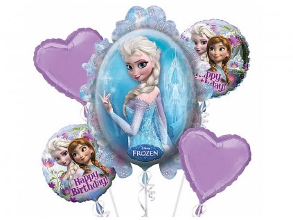 frozen balloon bouquet