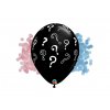 Latexový balónek Question Marks / 40 cm + konfety