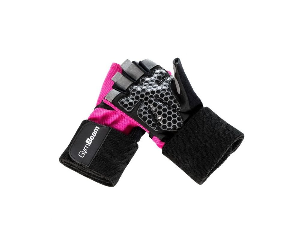 Dámské fitness rukavice Guard pink - GymBeam