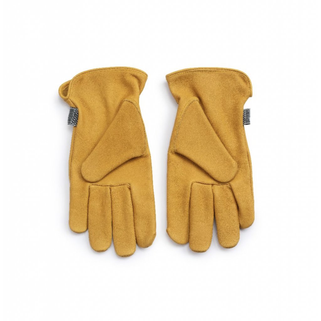 Pracovní rukavice kožené žluté S/M Barebones Living