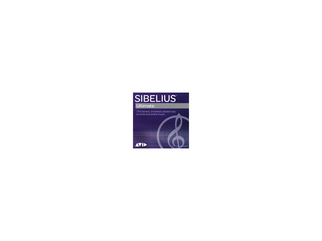 Avid Sibelius | Ultimate školy, učitelé, studenti + PhotoScore & NotateMe + AudioScore Ultimate (el. licence)