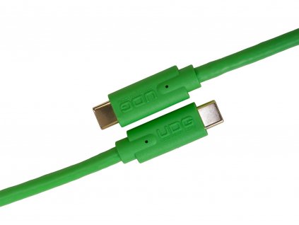 NUDG951 UDG Ultimate Audio Cable USB 3.2 C C Green Straight 1,5m 01
