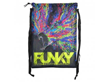 funky trunks wing attack mesh drawstring bag