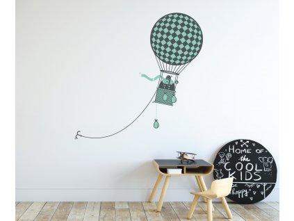 nalepka na zdi v detskem pokojicku serie sky wars letaci balon