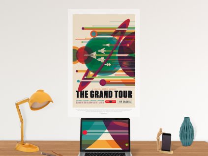 designovy samolepici plakat z phototexu the grand tour
