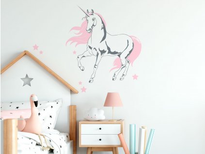 samolepka na zed jednorozec unicorn
