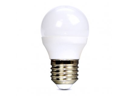 Solight LED žárovka, miniglobe, 6W, E27, 3000K, 510lm (WZ412-1)