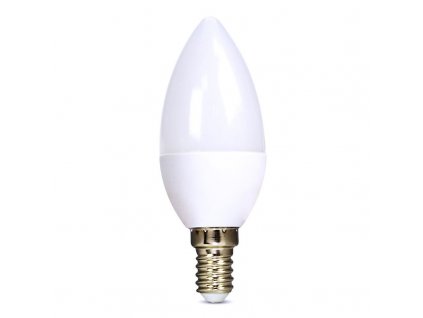 Solight LED žárovka, svíčka, 6W, E14, 6000K, 510lm (WZ421-1)