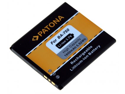 PATONA baterie pro mobilní telefon Sony Ericsson BA750 1600mAh 3,7V Li-Ion (PT3067)