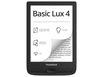 PocketBook 618 Basic Lux 4, černá (PB618-P-WW)