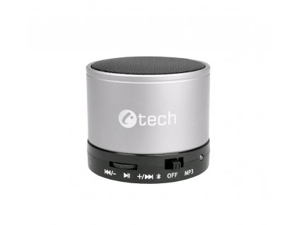 C-TECH SPK-04S Bluetooth reproduktor, stříbrný (SPK-04S)