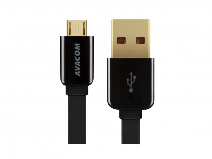 AVACOM MIC-120K kabel USB - Micro USB, 120cm, černá (DCUS-MIC-120K)