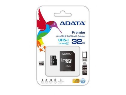 ADATA MicroSDHC Premier 32GB (AUSDH32GUICL10-RA1) (AUSDH32GUICL10-RA1)